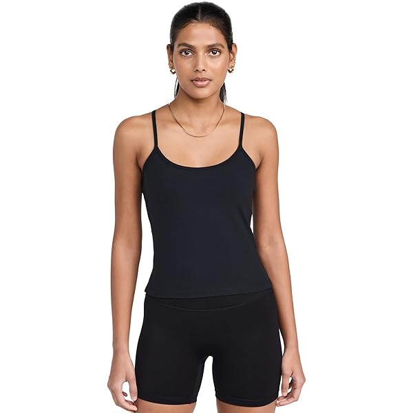 SPLITS59 Women's Kiki Rib Crop Top, Black, XS at Amazon Women's